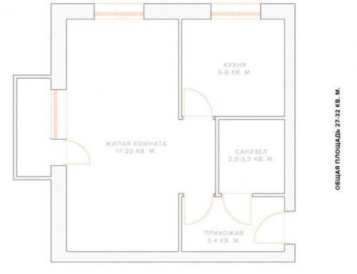 Хрущевка 4 комнаты планировка. Варианты изменений для 4-комнатных планировок и на 30 кв. м.