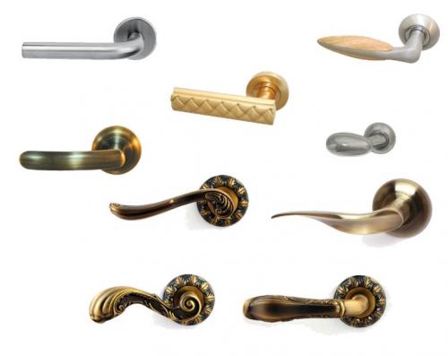 Устройство дверной ручки входной двери. Кнопочные, нажимные и стационарные