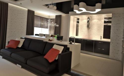 Как отделить кухню от гостиной. Зонирование кухни и гостиной – множество идей и решений 07