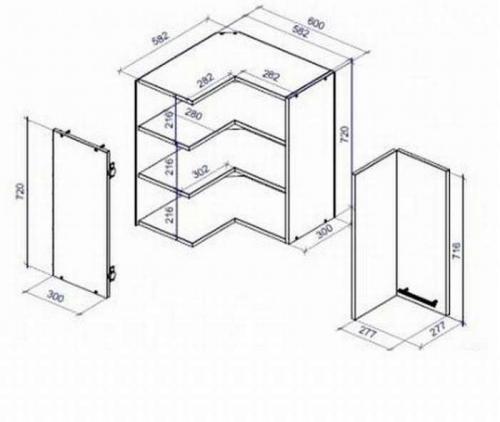 Оптимальная длина рабочей поверхности кухни. Стандартные размеры кухонного гарнитура: советы по грамотной компоновке