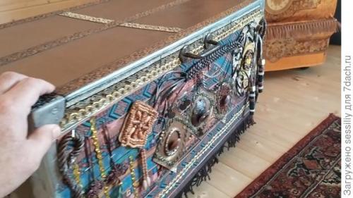 Какие аксессуары можно добавить к сундуку для удобства. Реставрация старого сундука и ящика