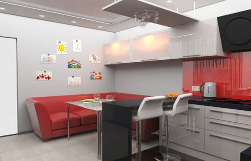 Разделение кухни от гостиной барной стойкой. Как можно разделить кухню и гостиную барной стойкой 24