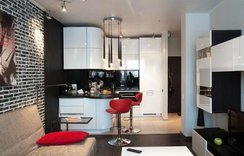 Разделение кухни от гостиной барной стойкой. Как можно разделить кухню и гостиную барной стойкой 25