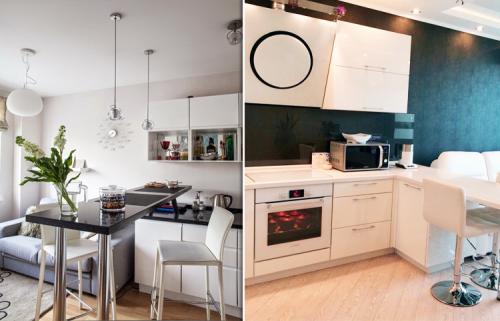 Разделение кухни от гостиной барной стойкой. Как можно разделить кухню и гостиную барной стойкой 19