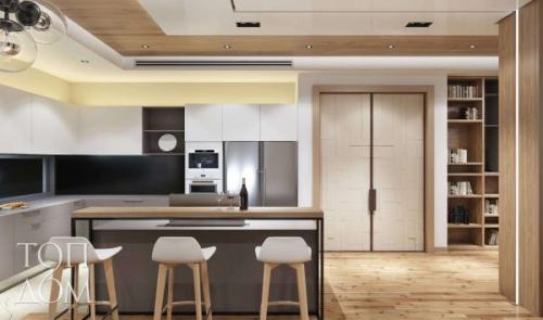 Дизайн однокомнатной квартиры с отдельной кухней. Дизайн кухни в однокомнатной квартире (100 фото)