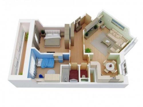 Дизайн 3-комнатной квартиры в светлых тонах. Трехкомнатная квартира: планировка и правильное использование пространства. Выбор материалов отделки, мебели и света (фото + видео)