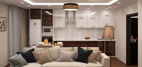 Кухня студия с залом. Кухня, совмещенная с гостиной: основные правила объединения гостиной и кухни в квартире, фото и идеи дизайна интерьера