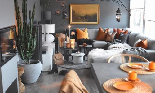 Дизайн гостиной в современном стиле 2020 года. Цвет в дизайне гостиной