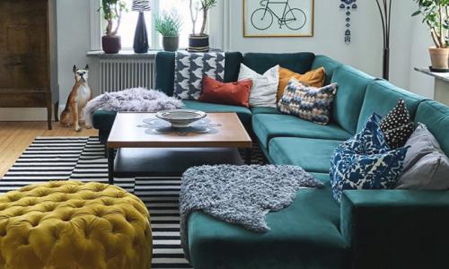 Дизайн гостиной в современном стиле 2020 года. Цвет в дизайне гостиной