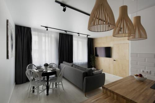 Самые практичные приёмы при зонировании кухни. Основные правила и ошибки в дизайне кухни 15