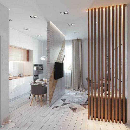 Способы разделения помещения кухни на зоны. Основные принципы зонирования 01