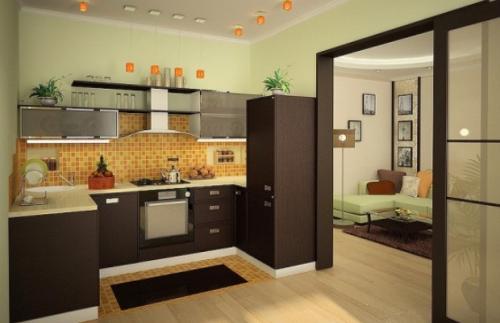 Снос стены между кухней и комнатой. Создание студии в однокомнатной квартире –, как это сделать?