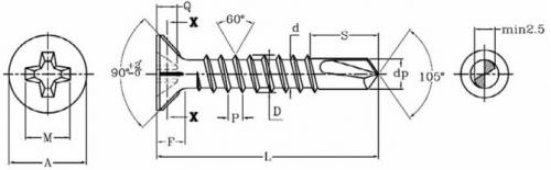 Саморезы для стартового профиля. Шурупы и саморезы, используемые в производстве ПВХ окон и дверей
