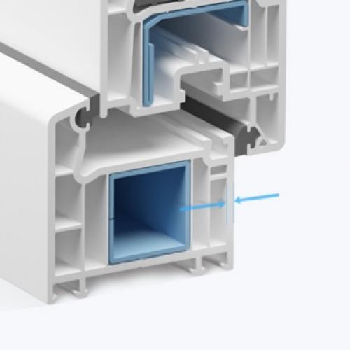Установочный профиль для пластиковых окон. Виды 01