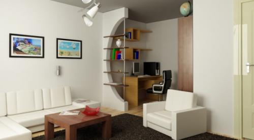 Как организовать рабочее место в 2-комнатной квартире, если нет отдельного кабинета. Как быстро и недорого устроить рабочий кабинет в малогабаритной квартире