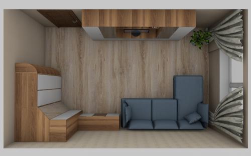 Как спланировать 2-комнатную квартиру для комфортной жизни 16 Как спланировать 2-комнатную квартиру для комфортной жизни 16