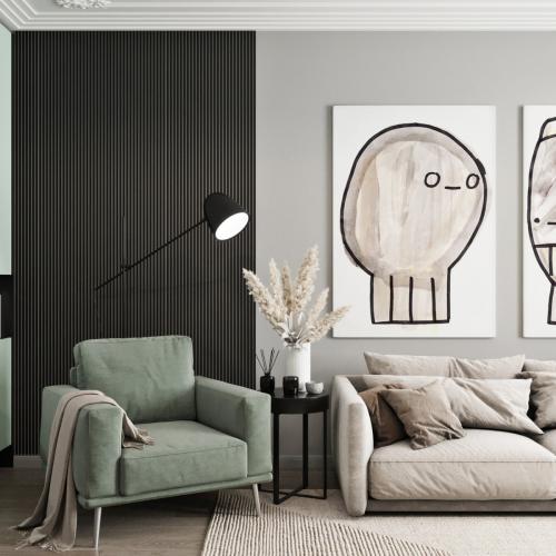 С чем сочетается мятный цвет в интерьере. Сочетания с мятным цветом