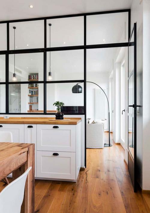 Барьер между кухней и комнатой: что нужно знать о стенах 02