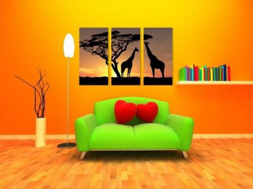 Роспись стен в интерьере 2023. Роспись стен в интерьере 03