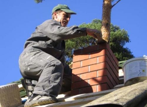 Как штукатурить дымоход из красного кирпича. Строительство кирпичной дымовой трубы