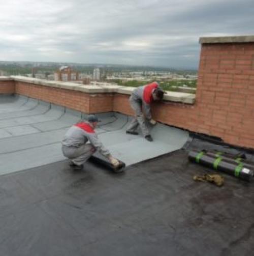 Примыкание кровли к парапету