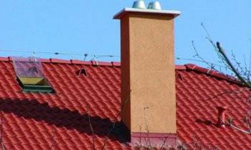Декор печной трубы на втором этаже. Варианты и особенности наружной отделки