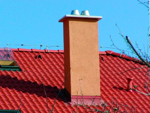 Отделка дымохода на крыше и внутри дома. Отделка дымоотводящей трубы и прохода через кровлю дымохода