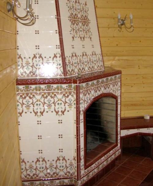 Отделка печной трубы. Отделка и облицовка дымохода внутри дома