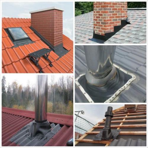 Гидроизоляция круглой трубы на крыше. Гидроизоляция трубы на крыше своими руками