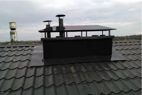 Металлический каркас для дымохода. Зачем нужен короб для дымохода на крышу и как самостоятельно его сделать?