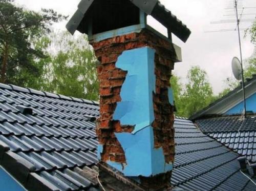 Обшивка дымохода на крыше. Самостоятельная отделка дымохода на крыше в 3 вариантах