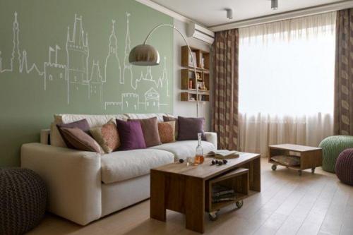 Сочетание цветов в интерьере с зеленым. Сочетание с другими цветами