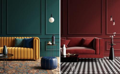 Сочетание цветов в интерьере. Таблицы сочетания цветов в интерьере 22