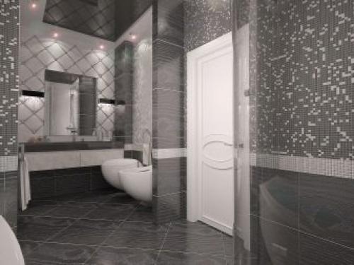 Серая плитка в интерьере. Сочетания 02 Серая плитка в интерьере. Сочетания 02