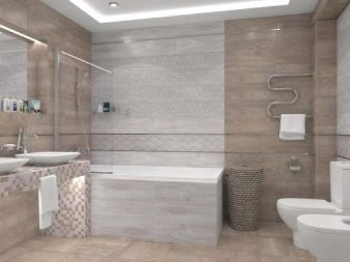 Серая плитка в интерьере. Сочетания 01 Серая плитка в интерьере. Сочетания 01