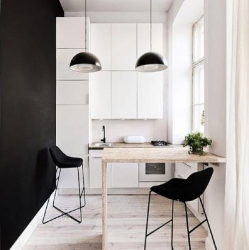 Цвет стен для маленькой кухни. Дизайн маленькой кухни 2022: тренды и новинки + 115 современных идей в фото