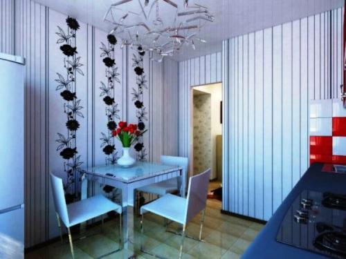 Можно ли использовать панели для ремонта кухни в маленькой квартире. Дизайн стен на маленькой кухне: как расширить пространство и подобрать отделочные материалы для стен малогабаритной кухни