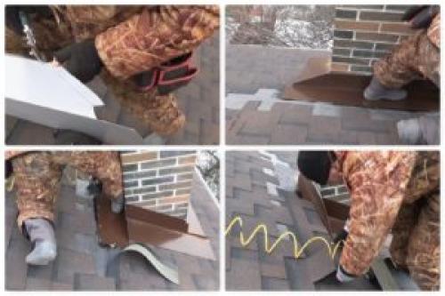 Как обойти круглую трубу на крыше. Примыкание кровли к трубе: 4 простых, но очень эффективных способа обойти дымоход