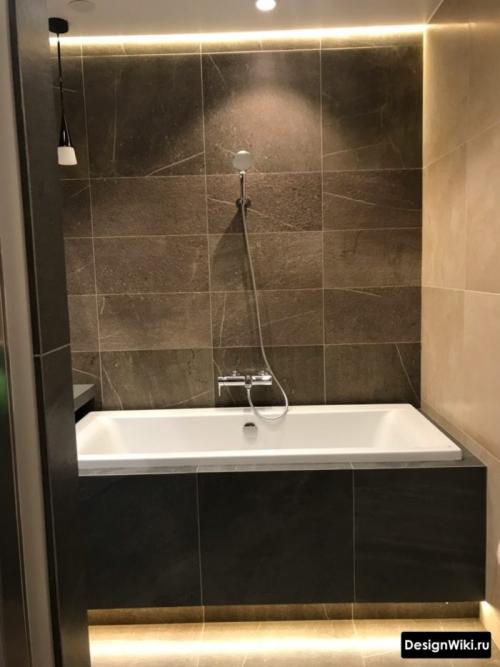 Дизайн плитки в ванной комнате. Модный дизайн ванной комнаты плиткой: фото, виды плитки 13