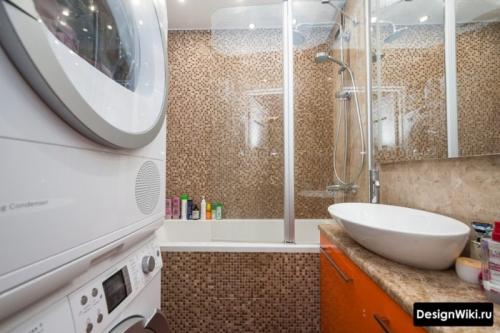 Дизайн плитки в ванной комнате. Модный дизайн ванной комнаты плиткой: фото, виды плитки 18