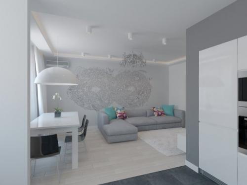 Французский серый цвет в интерьере. Особенности серого цвета