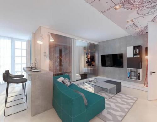 Ремонт квартиры 44 кв м. Решения для оформления небольших помещений