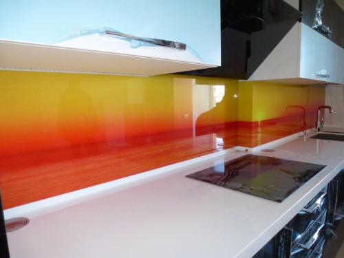 Пластиковые панели на кухонном фартуке: сочетание красоты и практичности 09