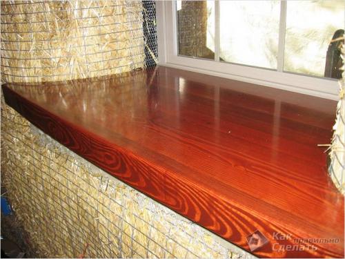 Деревянный подоконник достоинства и недостатки. Материал для подоконника 01