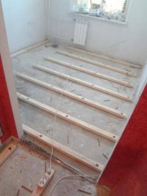 Способы настилки полов по лагам. Варианты крепежей лаг