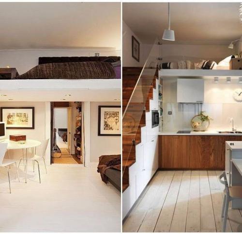 Как сделать антресольный этаж. Понятие «антресольный этаж»