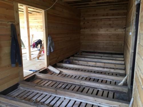 Пирог пола в деревянном доме. Полы по лагам в деревянном доме