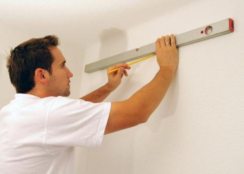 Как выровнять потолок из гипсокартона. Разметка потолка перед выравниванием