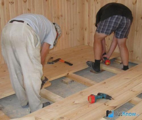 Устройство пола на деревянных лагах своими руками за 2 дня. Из чего делают лаги и их размеры 02