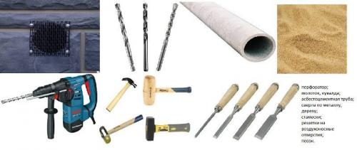 Какие инструменты и материалы нужны для закрытия продухов в фундаменте. Технология работ по монтажу отдушин